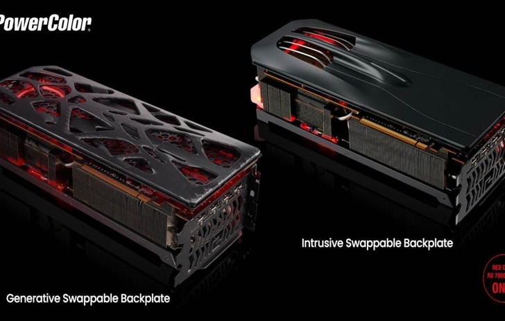 Red Devil RX 7900 PowerColor lancia i backplate intercambiabili