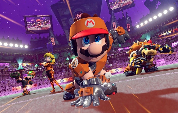 Mario Strikers Battle League Football Mario è pronto a scendere in campo