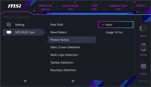 MSI aggiorna la tecnologia OLED CARE 2.0