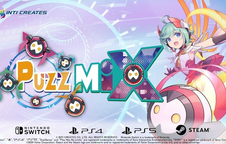 Inti Creates annuncia il puzzle game PuzzMiX già disponibile su Switch
