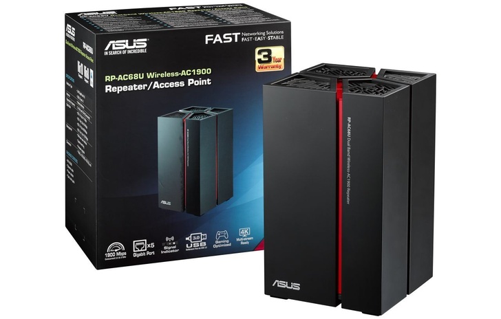 ASUS presenta il nuovo ripetitore wireless RPAC68U
