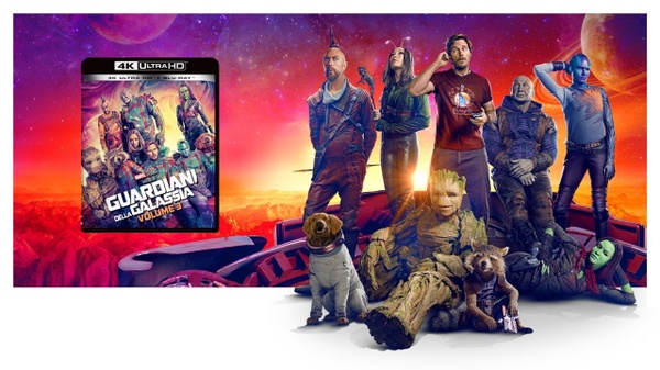 Guardiani della Galassia 3 - Il Blu-ray 4K visto e sentito