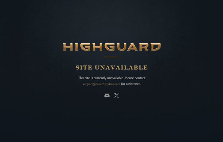 Highguard Site is Unreachable