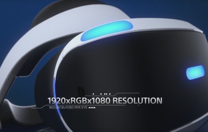 Sony mostra le caratteristiche di PlayStation VR