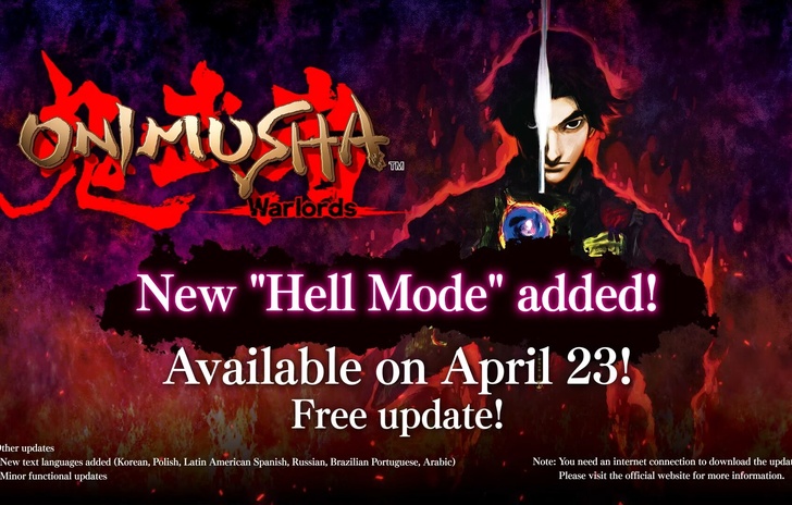 Onimusha Warlords disponibile laggiornamento con la modalità Hell