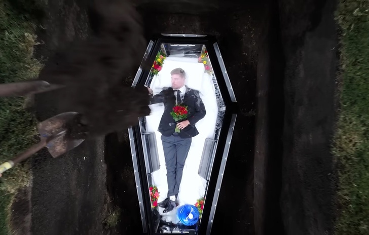 MrBeast sepolto vivo per una sfida le tribolazioni di uno youtuber