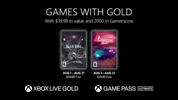 Games with Gold, i titoli di agosto (e sono gli ultimi)