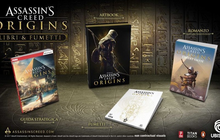 Una nuova linea editoriale accompagnerà Assassins Creed Origins