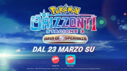 La terza stagione di Orizzonti Pokemon: Aria di Speranza e in arrivo Su Boing