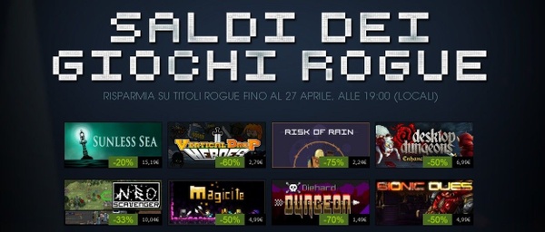 Vi piacciono i Rogue Like? Fate scorpacciata con gli sconti Steam!