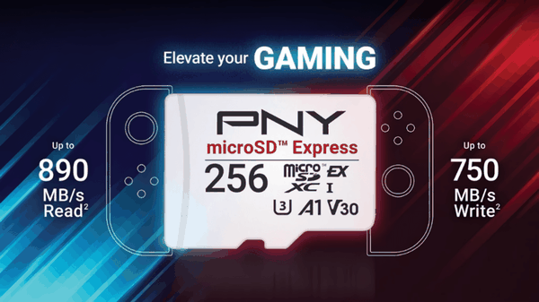 PNY microSD Express – Memoria veloce per Nintendo Switch 2