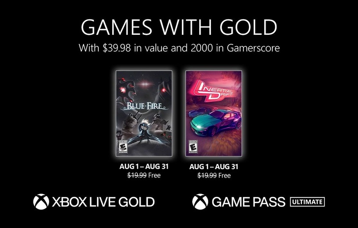 Games with Gold i titoli di agosto (e sono gli ultimi)