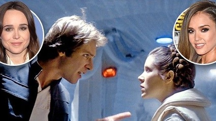 Ellen Page sara Han Solo e Jessica Alba la principessa Leila