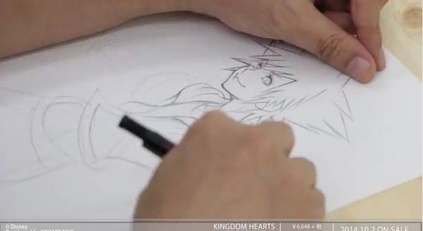 Tetsuya Nomura disegna Sora per i propri fan