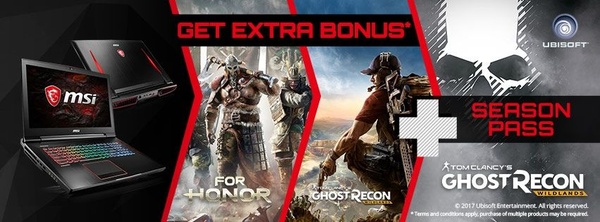 Piu vantaggi per chi sceglie un notebook MSI fino al 17 aprile