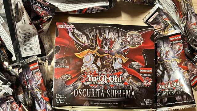 YUGIOH TCG  OSCURIT� SUPREMA Speciale con sbustamento della prima espansione 2025