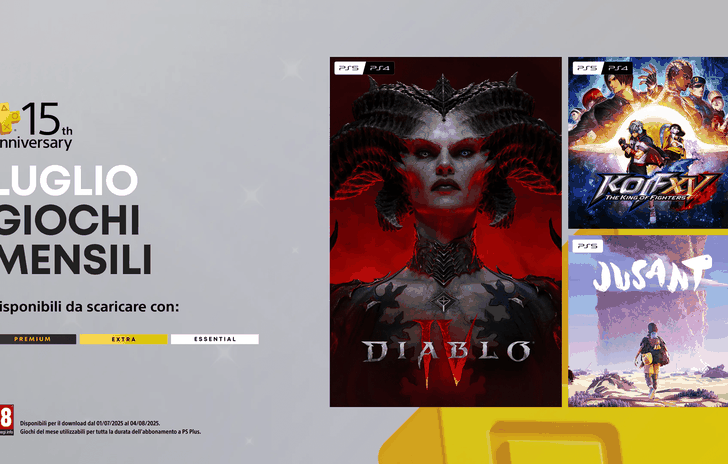PlayStation Plus i giochi di luglio con Diablo IV