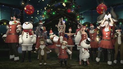 Le festivita Natalizie festeggiate su Eorzea