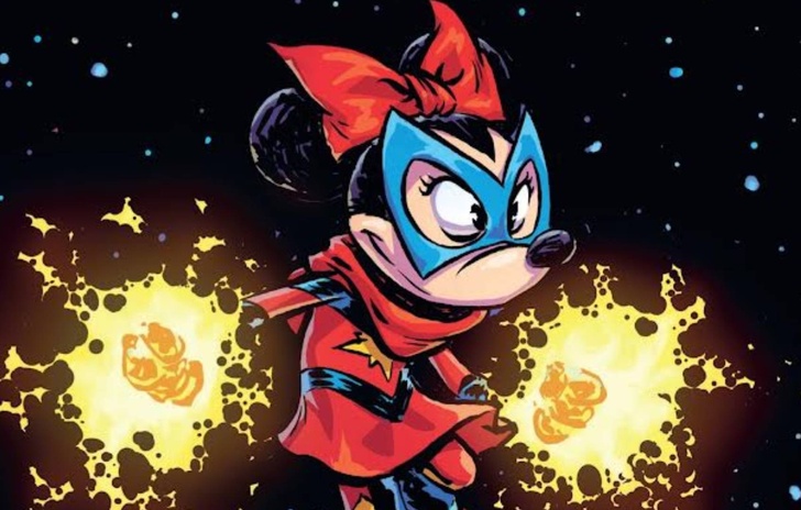 Minni diventa Captain Marvel su Topolino 3601 una nuova eroina prende il volo