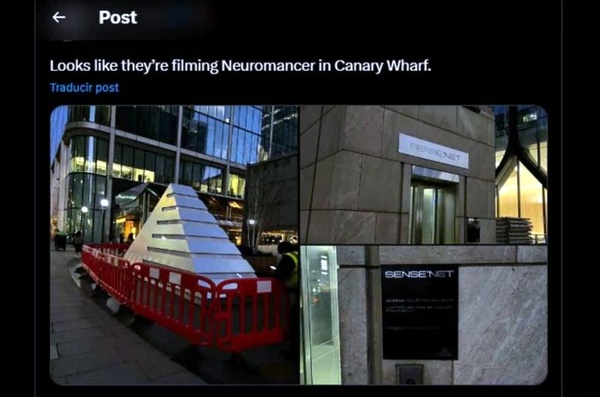 Neuromante – Istantanee dal set della serie sci-fi cyberpunk