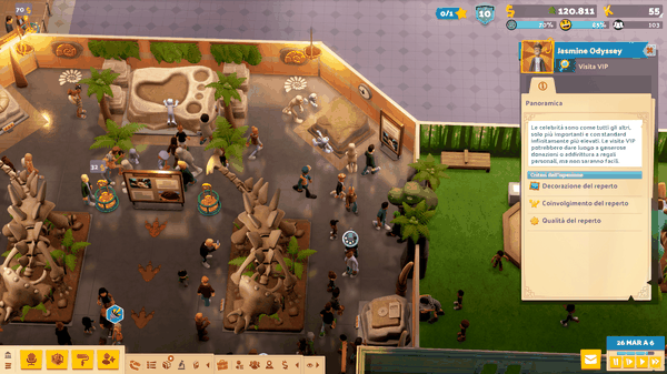 Two Point Museum, recensione di un gestionale da esposizione