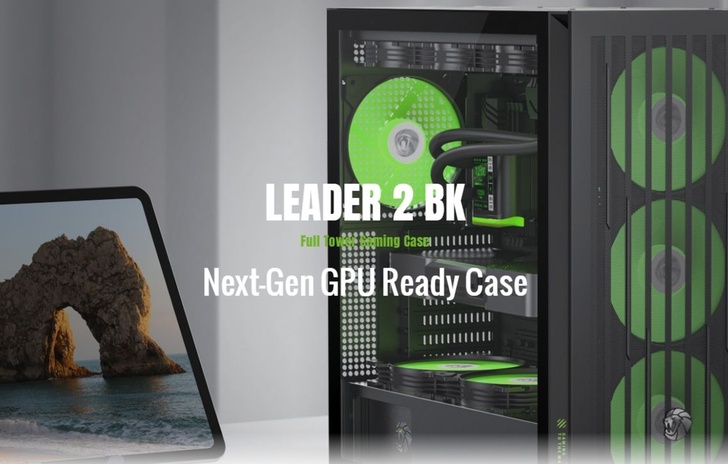 Gamemax Leader 2 Case gaming ispirato alla potenza del leone