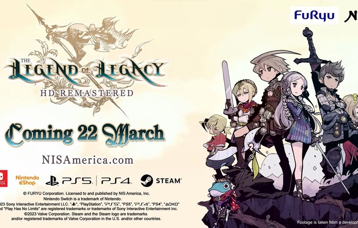The Legend of Legacy HD Remastered il trailer gameplay