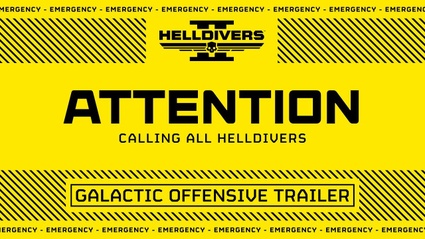 Helldivers 2 invoca l'offensiva galattica nel nuovo trailer