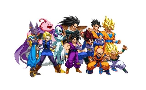 Dragon Ball Z: Extreme Butouden e arte 2D