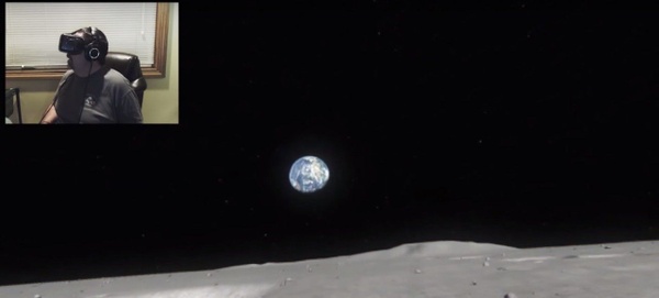 Un padre rivive la missione Apollo 11 grazie alla realta virtuale e si commuove