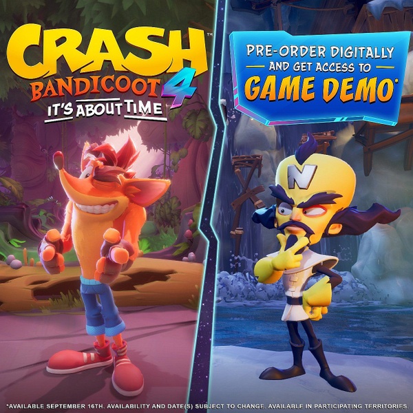 Crash Bandicoot 4 in demo a chi ha preordinato il gioco