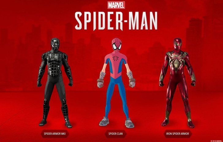 Il secondo DLC di Spiderman svela tre nuove tute per Peter Parker