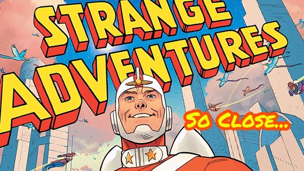 DC Studios - Il fumetto Strange Adventures e un supereroe vintage