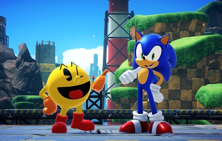 PACMAN e Sonic insieme nella collaborazione tra Bandai Namco e SEGA