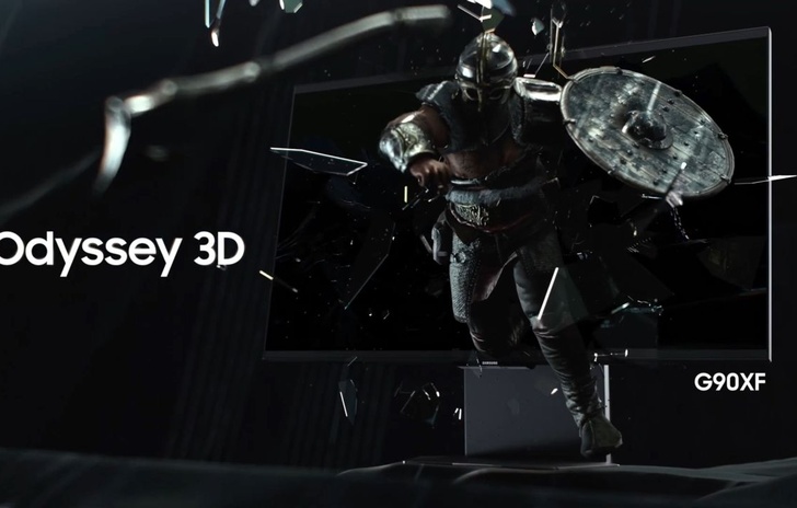 Samsung Odyssey G90XF 3D senza occhiali per il gaming