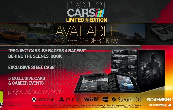 Mostrata la Limited Edition di Project CARS