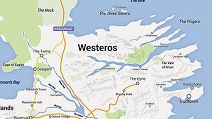 Creata da un fan, ecco la Google Maps di Westeros