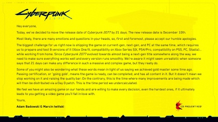 Cyberpunk 2077 slitta ancora