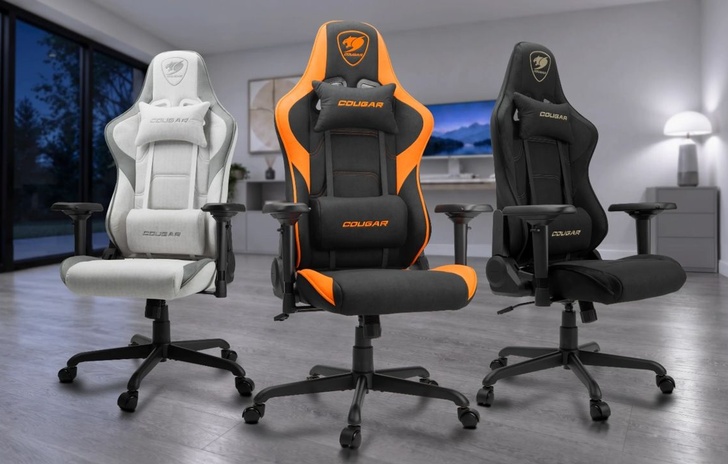 COUGAR ARMOR ELITE V2 F Sedia gaming reclinabile a 160