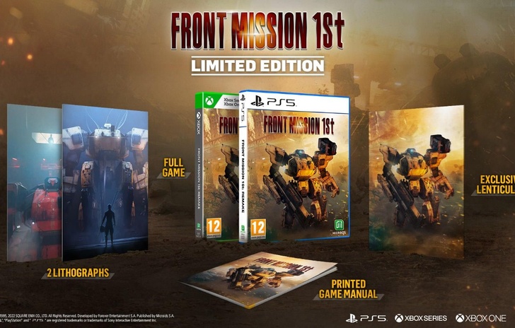 Front Mission 1st Remake la Limited Edition esce su PS5 e Xbox