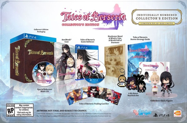 Tales of Berseria datato in Occidente - mostrata la Collector's Edition