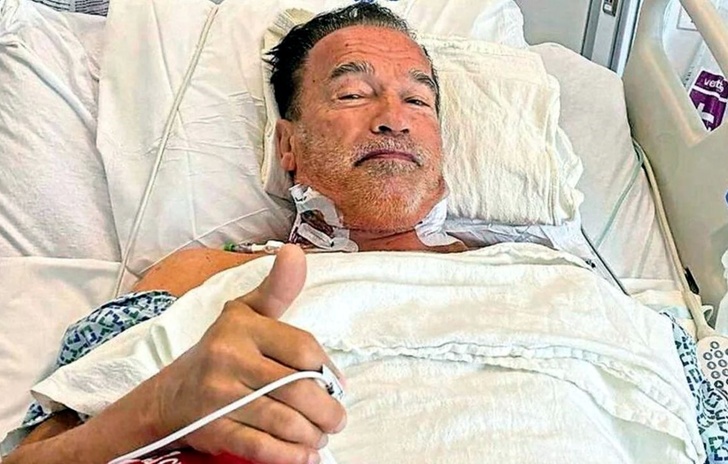 Arnold Schwarzenegger operato  Non è la prima volta per la star