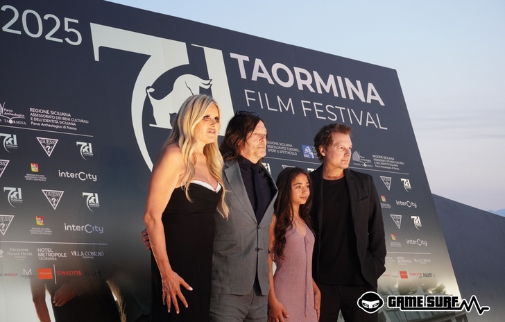 Ballerina incanta Taormina Len Wiseman e Norman Reedus presentano il film nel cuore della storia