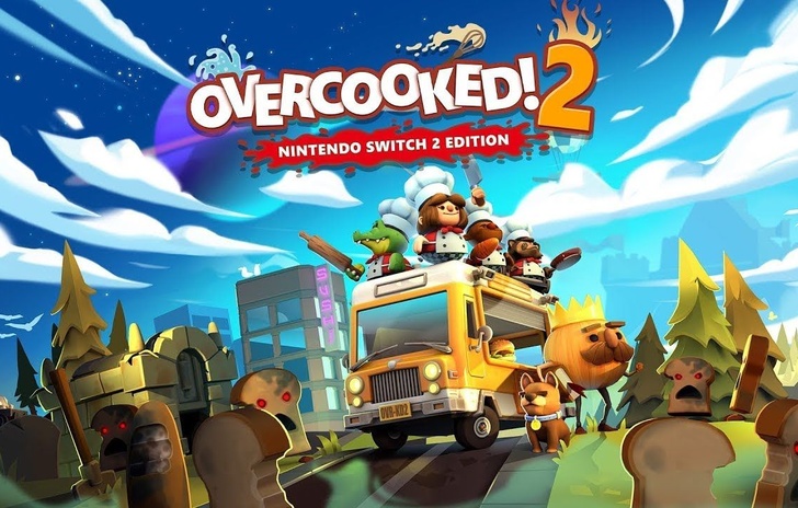 Overcooked 2 esce su Switch 2 trailer di lancio e upgrade per Switch