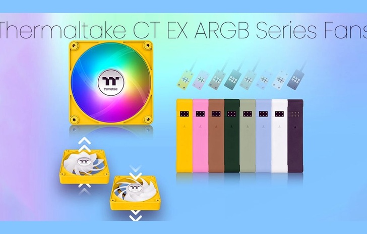 Thermaltake amplia la gamma di ventole CT EX ARGB Sync