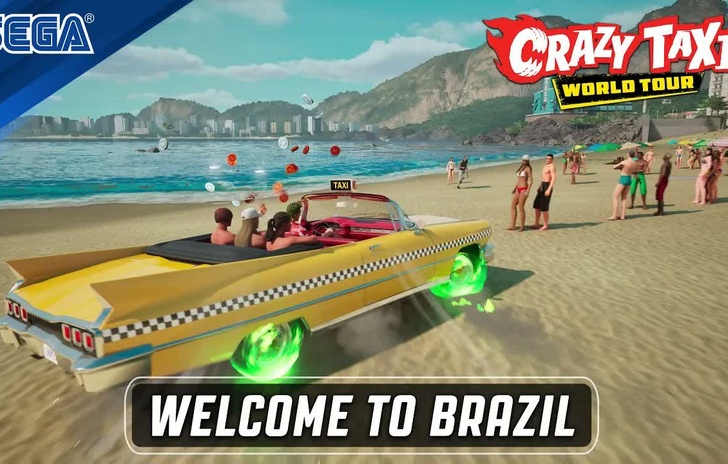 Crazy Taxi World Tour ci dà il benvenuto in Brasile