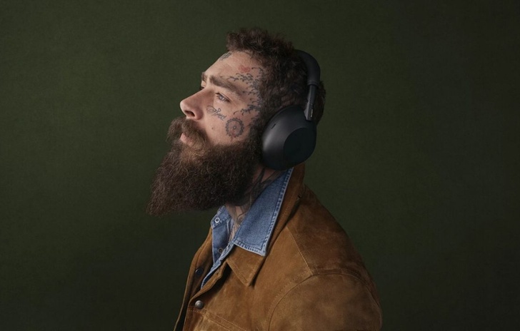 WH1000XM6 Le nuove cuffie Sony con Post Malone testimonial