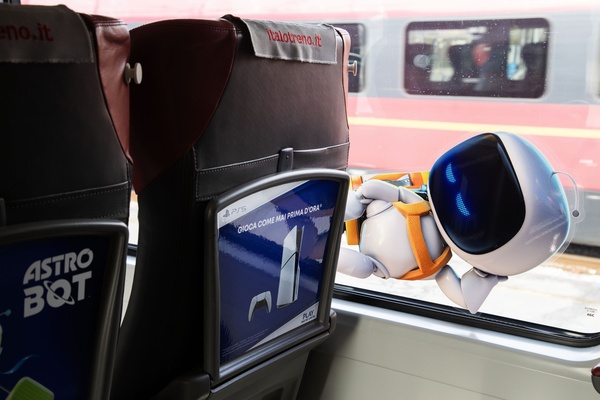 Sony e Italo: Astro Bot in Viaggio ad Alta Velocita