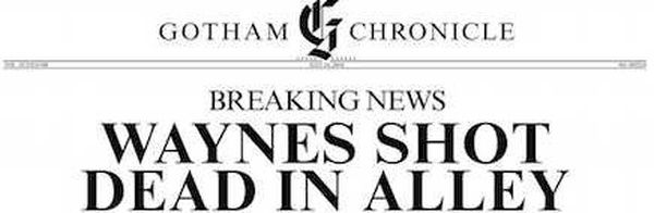 Informati sulla tua citta leggendo il Gotham Chronicle!