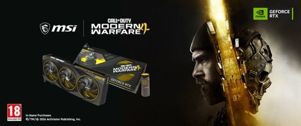 MSI RTX 5080 COD MW4 Edition e Ghost sul backplate
